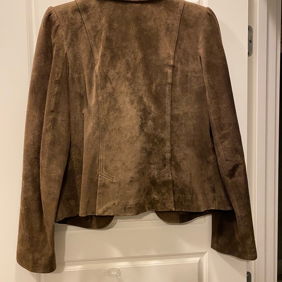 Brown Suede Leather Jacket by ATL Studio - Picture 3 of 3